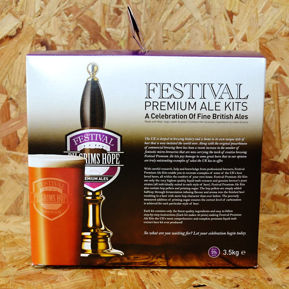 Festival Ales - Pilgrims Hope American Brown Ale - 40 Pint Beer Kit