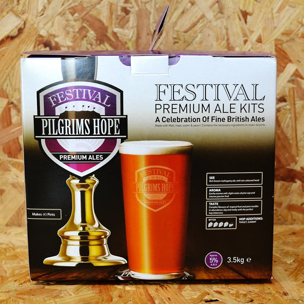 Festival Ales - Pilgrims Hope American Brown Ale - 40 Pint Beer Kit