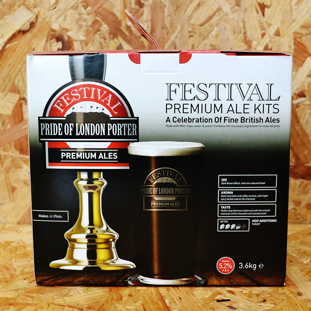 Festival Ales - Pride of London Porter - 40 Pint Beer Kit