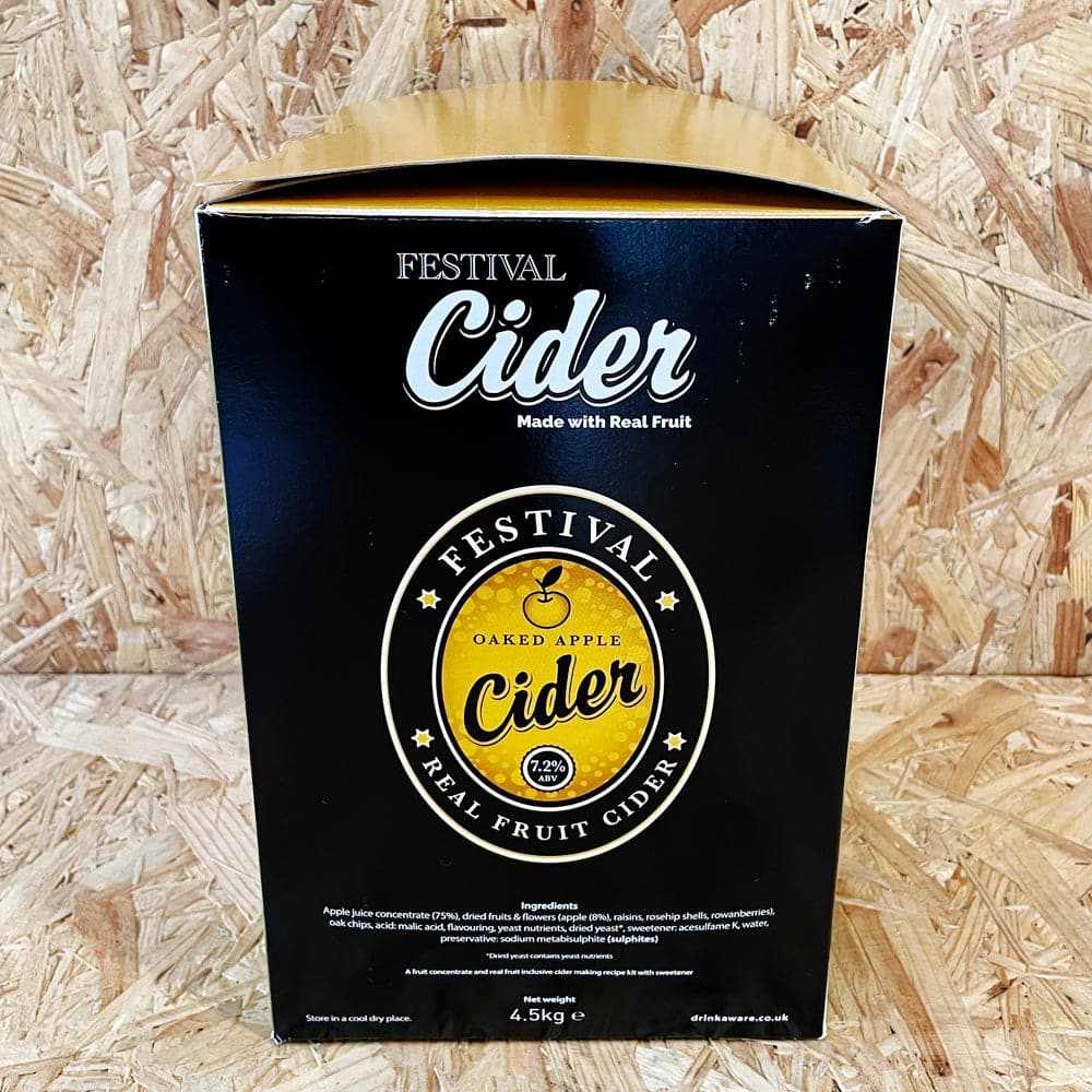 Festival Ales - Oaked Apple Cider - 40 Pint Homebrew Cider Kit