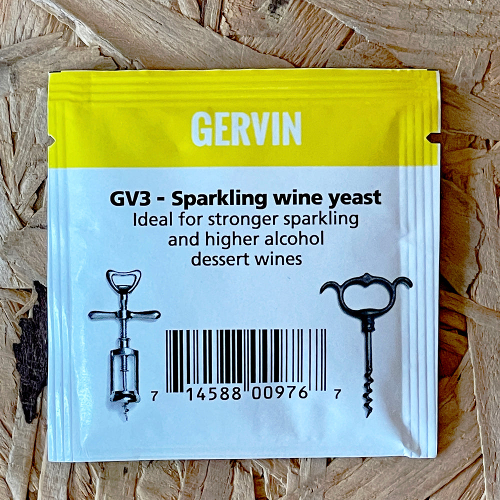 Gervin GV3 - Sparkling Wine & Champagne Yeast - 5g
