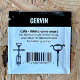 Gervin GV9 - White Wine Yeast - 5g