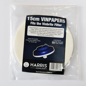 Harris Filters Vinpapers 15cm Filter Papers - 50 Pack