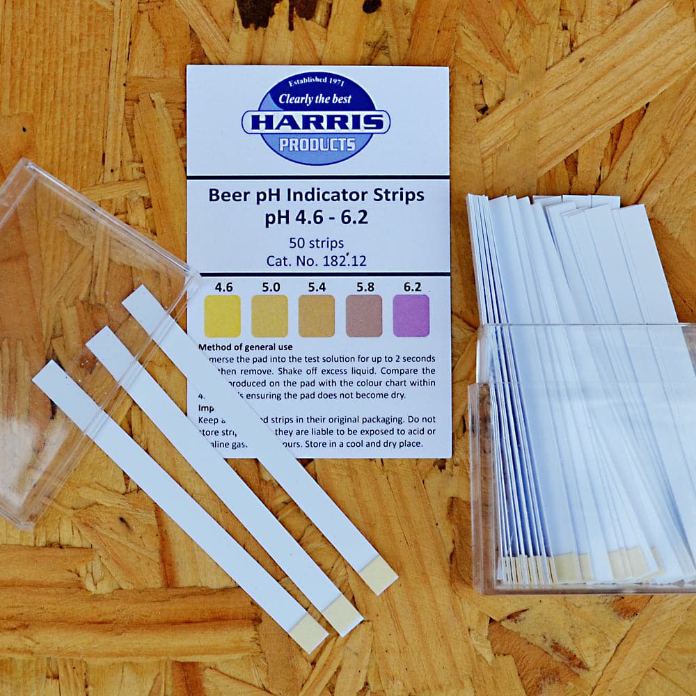 Beer pH Acid Indicator Strips - 50 - Harris