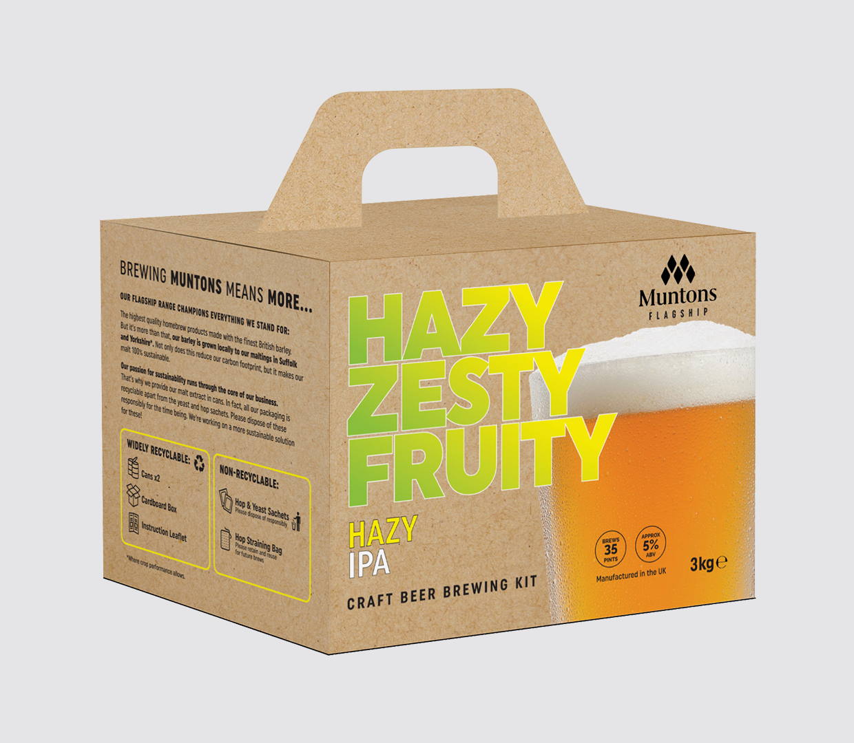 Muntons Flagship - Hazy IPA - 35 Pint New England Craft Beer Kit