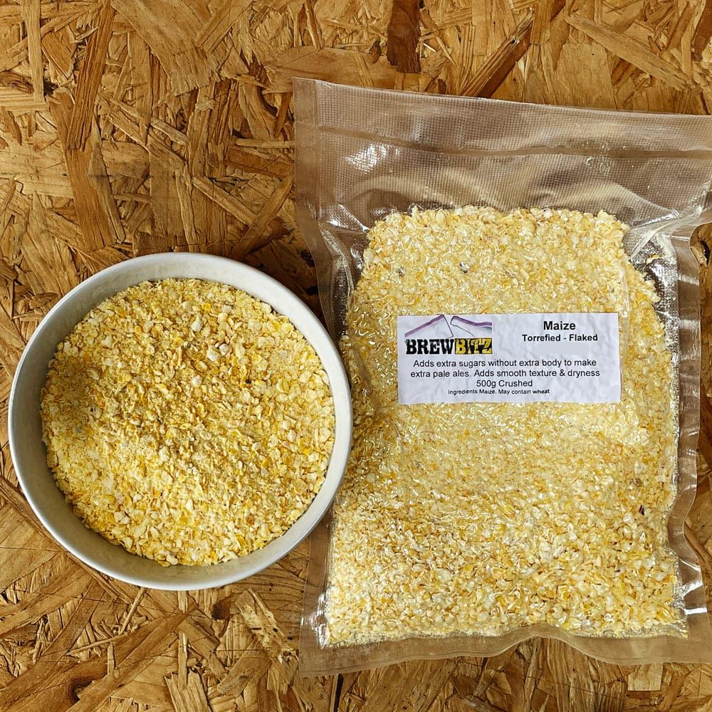 Maize - Flaked - 500g - Warminster Maltings