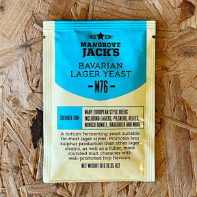 Bavarian Lager Yeast - Mangrove Jacks - M76 -10g