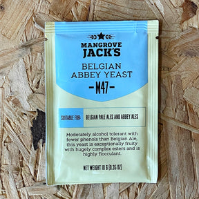 Belgian Abbey Ale Beer Yeast - Mangrove Jacks - M47 - 10g