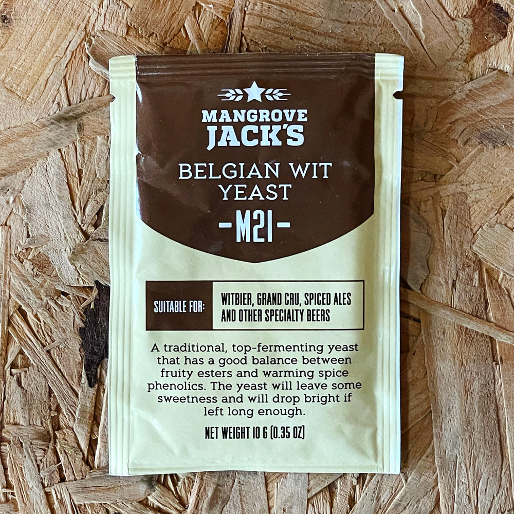 Belgian Wit Beer Yeast - Mangrove Jacks - M21 - 10g