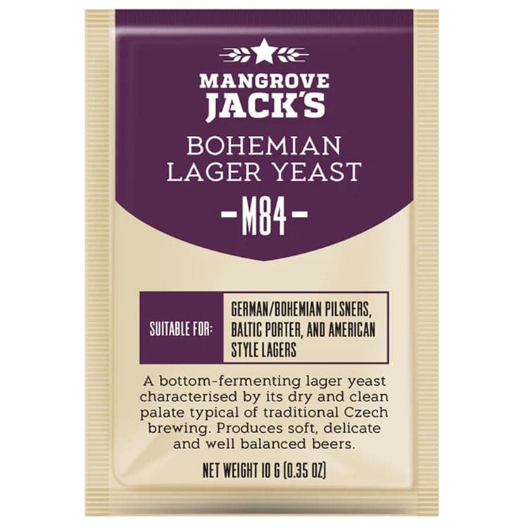 Bohemian Lager Yeast - Mangrove Jacks - M84 -10g