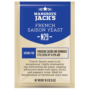 French Saison Ale Beer Yeast - Mangrove Jacks - M29 - 10g