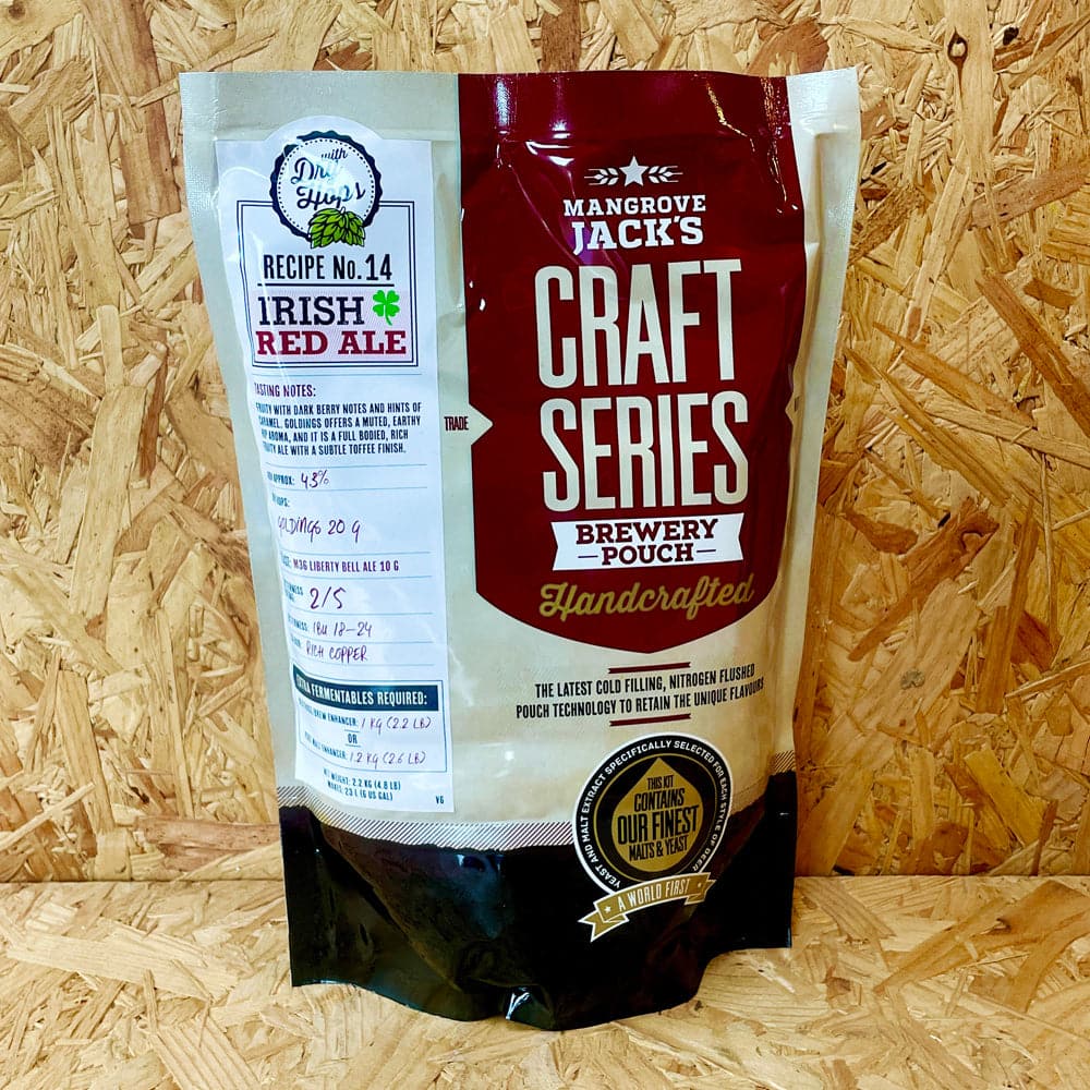 Mangrove Jacks Irish Red Ale - 40 Pint Beer Kit