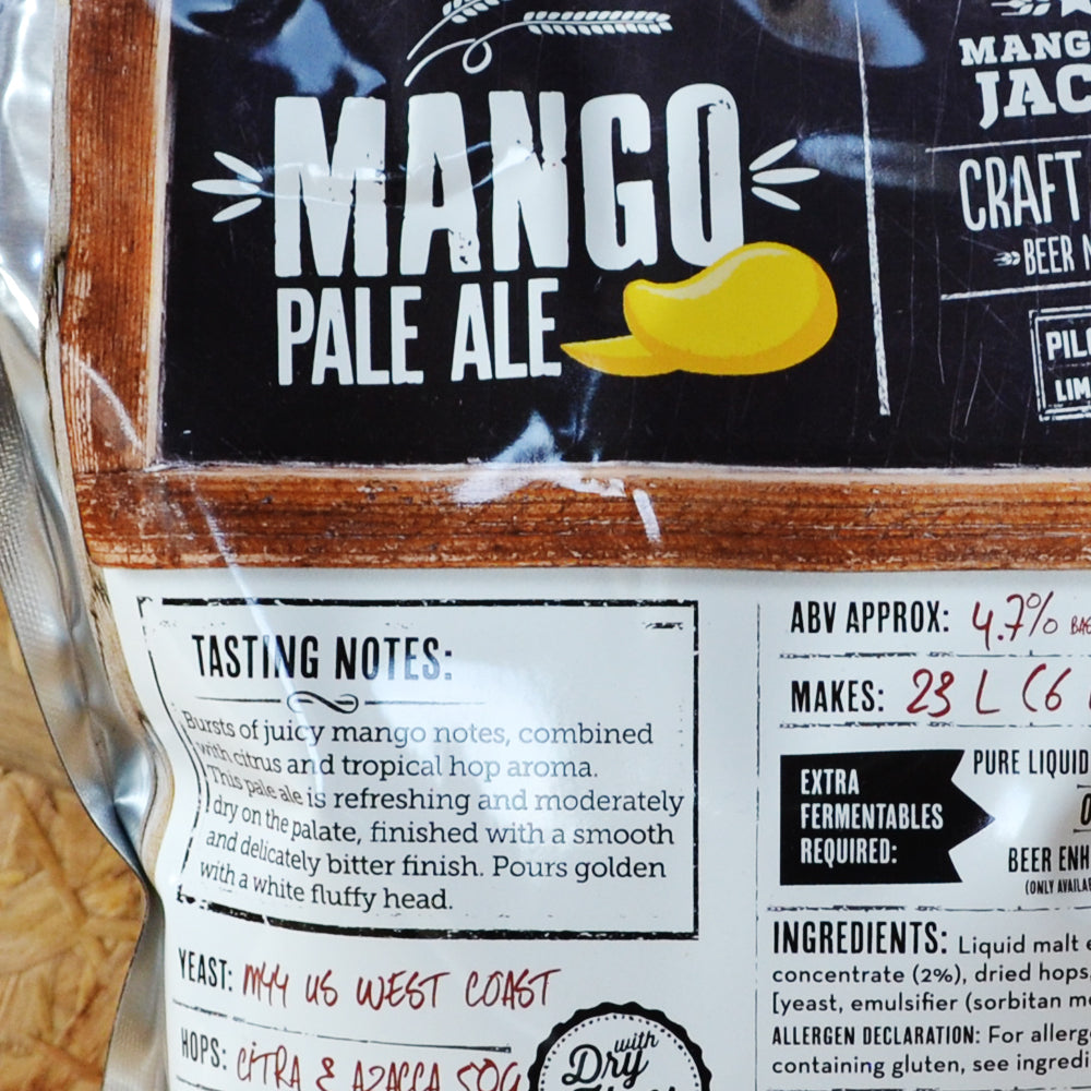 Mangrove Jacks Mango Pale Ale - 40 Pint Beer Kit