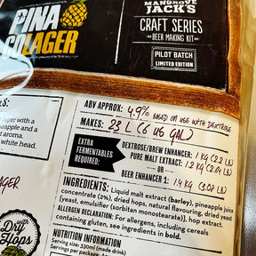 Mangrove Jacks Pina CoLager - 40 Pint Beer Kit