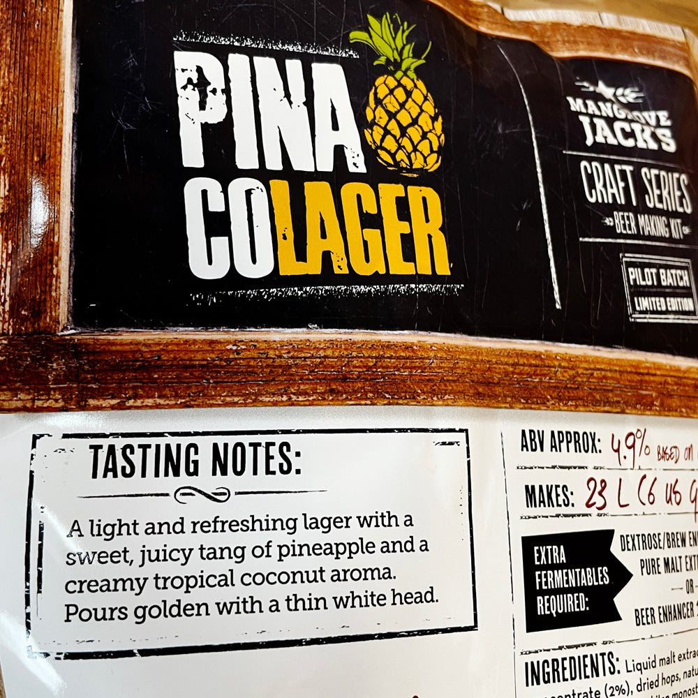 Mangrove Jacks Pina CoLager - 40 Pint Beer Kit