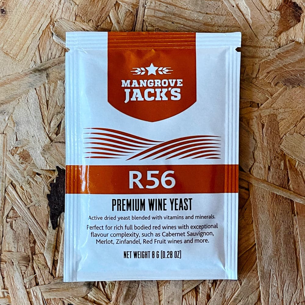 Premium Red Wine Yeast - Mangrove Jacks - R56 - 8g