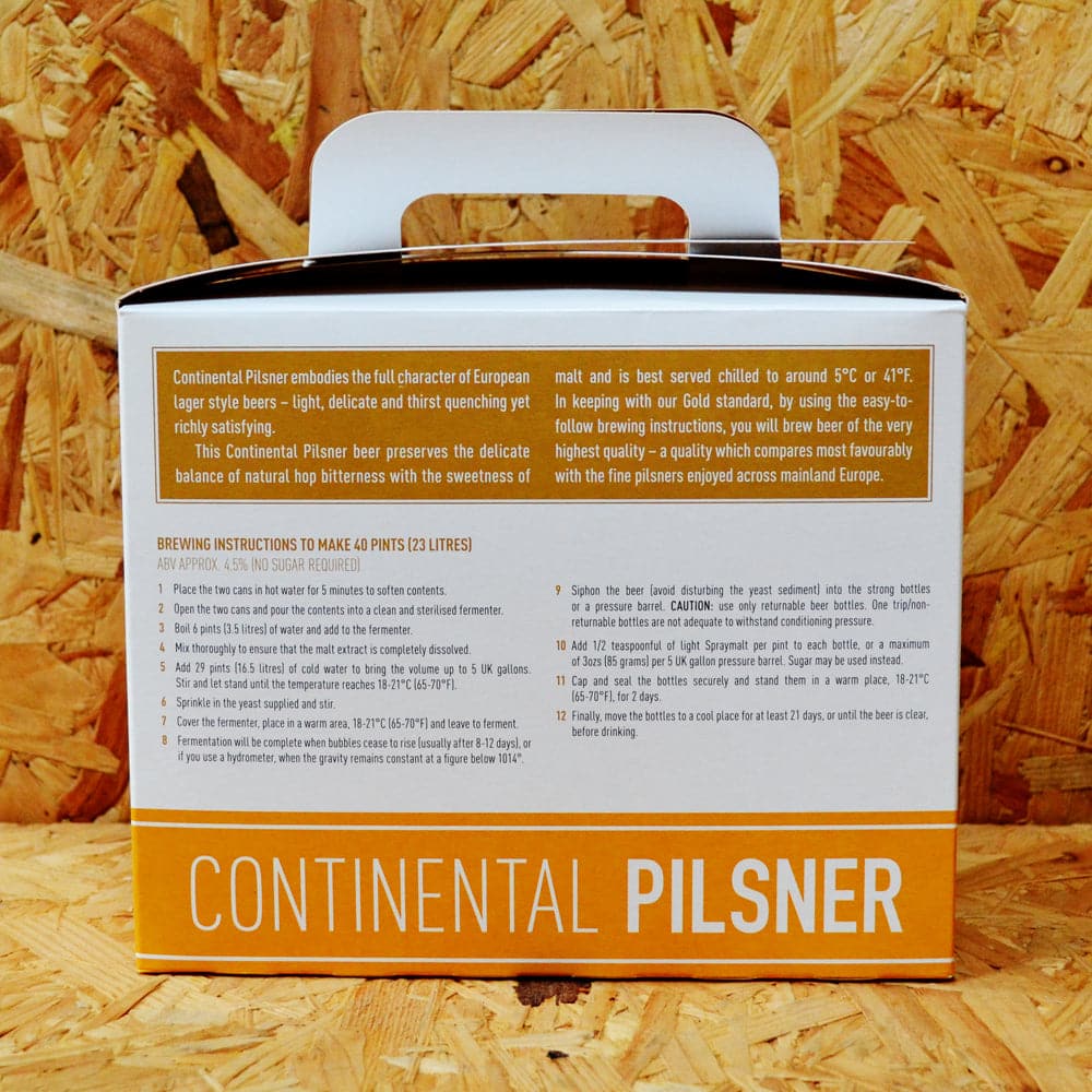 Muntons Gold - Continental Pilsner - 40 Pint Beer Kit