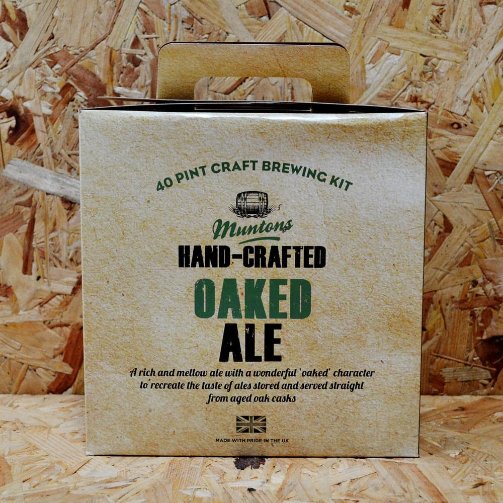 Muntons Hand Crafted - Oaked Ale - 40 Pint Beer Kit