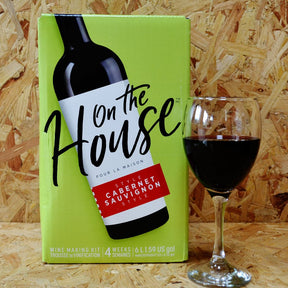 On The House - Cabernet Sauvignon - 30 Bottle Red Wine Kit