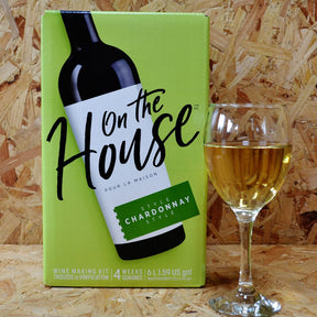 On The House - Chardonnay - 30 Bottle White Wine Kit