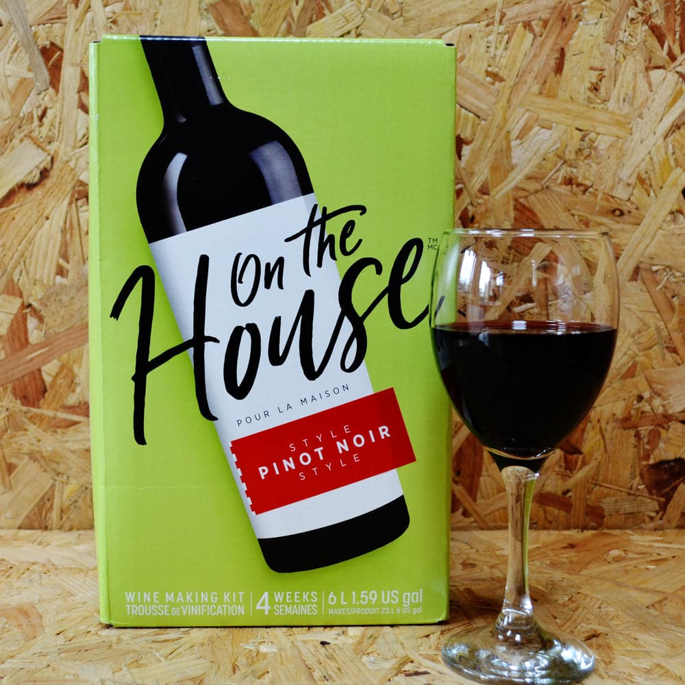 On The House - Pinot Noir - 30 Bottle Red Wine Kit