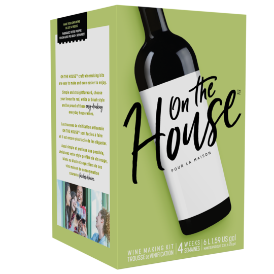 On The House - Merlot - 30 Bottle Red Wine Kit