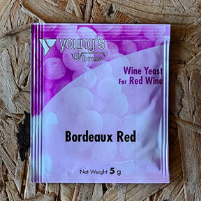 Bordeaux Red Wine Yeast - 5g - Youngs