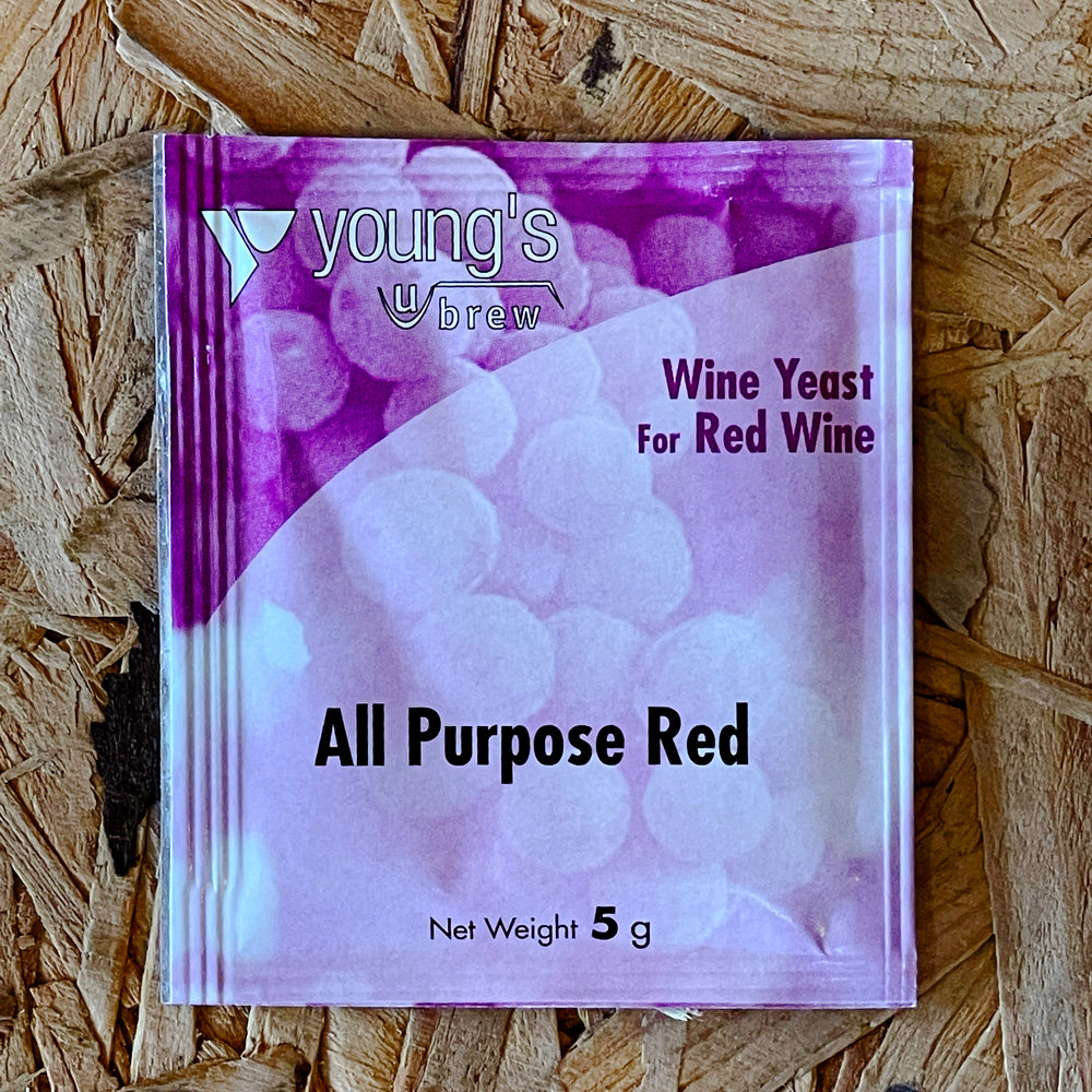 All Purpose Red Wine Yeast - 5g - Youngs