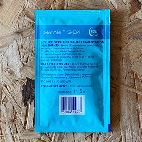 Safale S-04 English Ale Beer Yeast - 11.5g Sachet - Fermentis