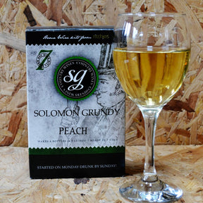 Solomon Grundy - Peach Wine - 7 Day Fruit Wine Kit - 6 Bottle