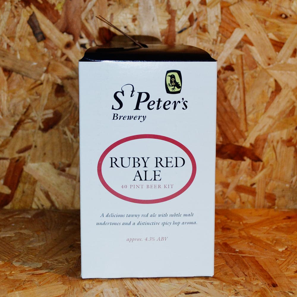 Ruby Red Ale St Peters Ruby Red Ale 40 Pint Beer Kit for sale – Brewbitz