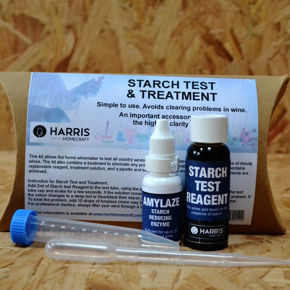 Starch Test and Treatment Kit for Beer and Wine - Iodine and Amylase - Harris