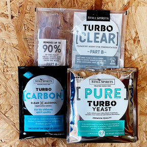 Still Spirits Turbo Pack - Yeast + Carbon + Finings To Make 23l Distilling Wash