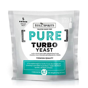 Turbo Yeast + Turbo Carbon+ Turbo Finings Pack To Make 23 Litres Sugar Wash For Distilling