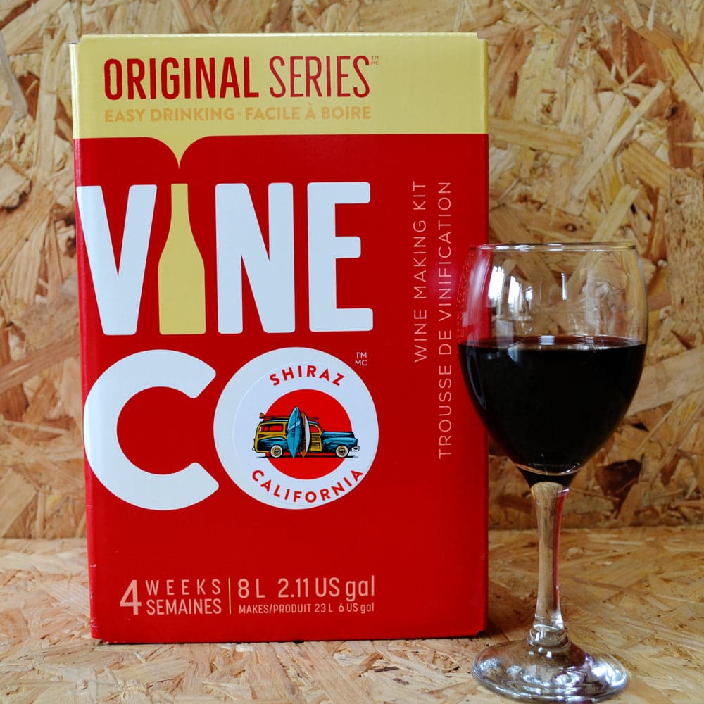 Vine Co Original Series - Shiraz - 30 Bottle Red Wine Kit