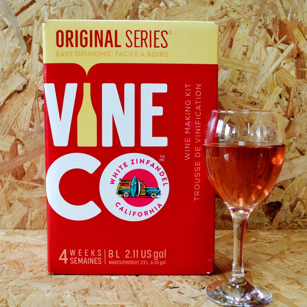 Vine Co Original Series - White Zinfandel - 30 Bottle Rose Wine Kit