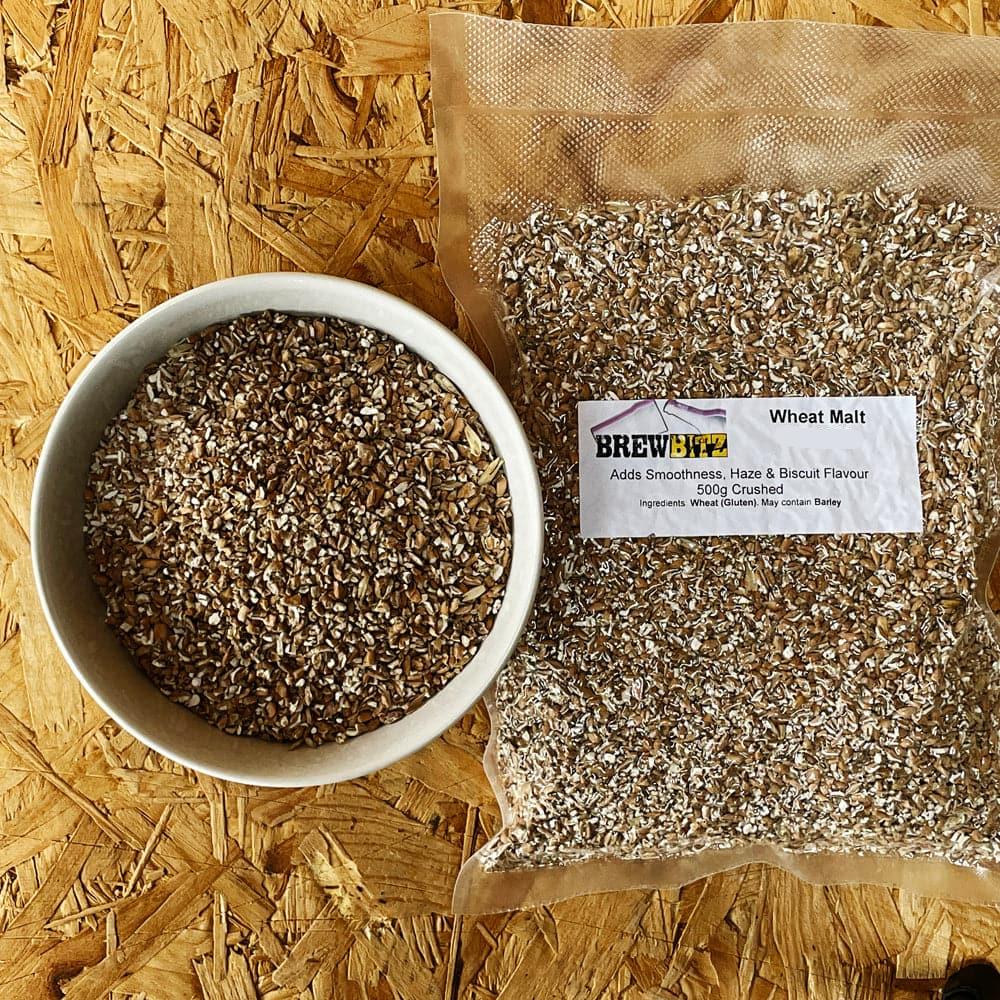 Wheat Malt - Pale - Crushed - 500g - Warminster Maltings