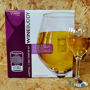 WineBuddy - White Wine Making Equipment Starter Pack with Chardonnay Wine Kit