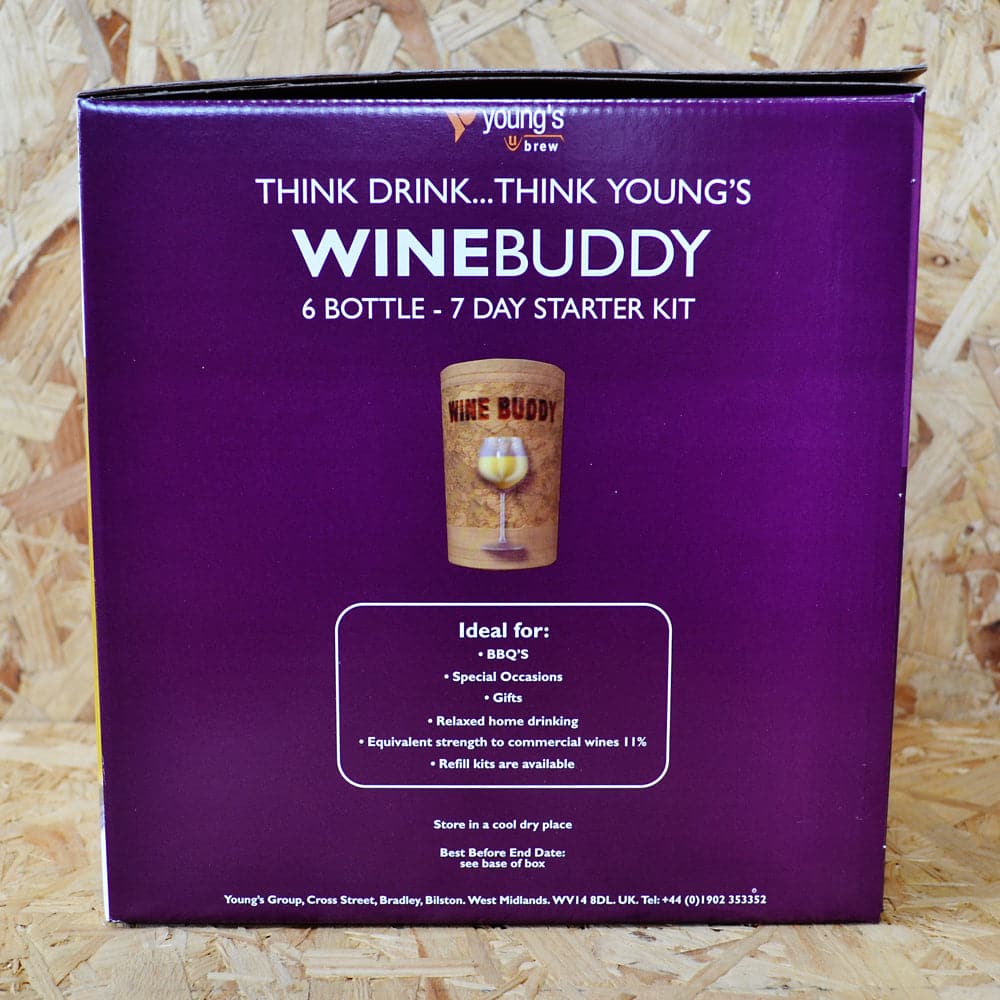 WineBuddy - White Wine Making Equipment Starter Pack with Chardonnay Wine Kit