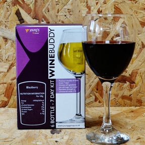 WineBuddy - Blackberry Wine - 7 Day Wine Kit - 6 Bottles