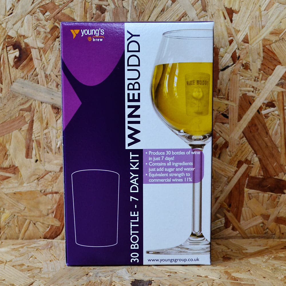 WineBuddy - Pinot Grigio - 7 Day White Wine Kit - 30 Bottles