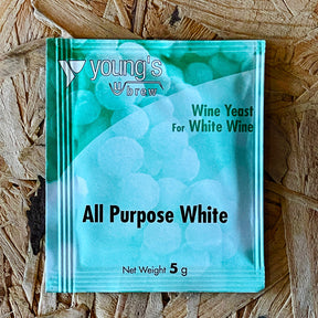 All Purpose White Wine Yeast - 5g - Youngs