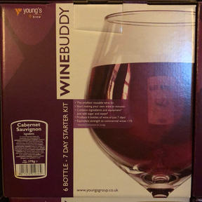 WineBuddy - Red Wine Making Equipment Starter Pack with Cabernet Sauvignon Wine Kit